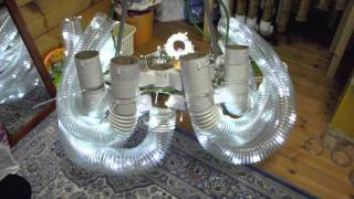 Making of Backpack tubulum (the first fan-made light up type) (Blue Man Group     Rods and Cones)