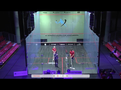 30. ECC Paderborn 2017 Deon Saffery(Edgbaston Priory Club)-Franziska Hennes(Paderborner Squash Club)