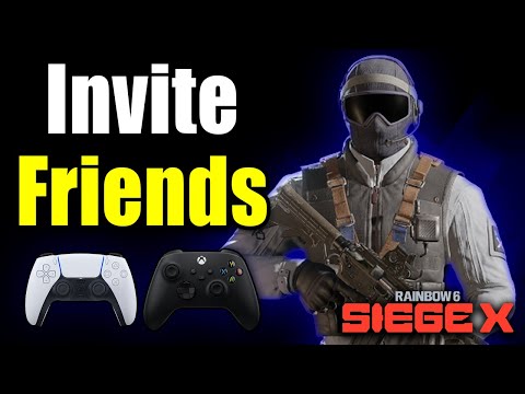 How To Invite Crossplay Friends To Party in Rainbow Six Siege X