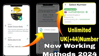 How to make free  UK WhatsApp Number in 2024