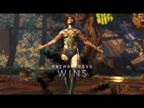 Injustice 2 - Why I Love Enchantress (TBag Fail+Rage Quit)