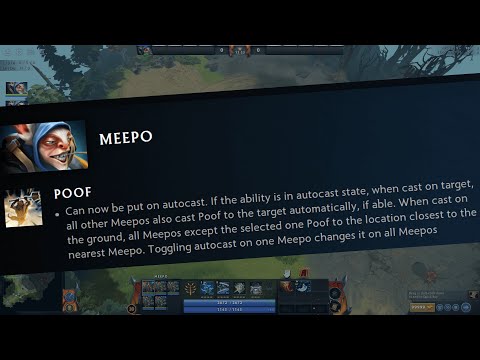 7.33 PATCH - MEEPO AUTOCAST POOF MECHANICS - DOTA 2 GUIDE