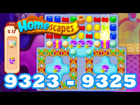 Homescapes Level 9323 - 9325 HD | 3 - match puzzle game | gameplay | android | 9324 | GameGo Game