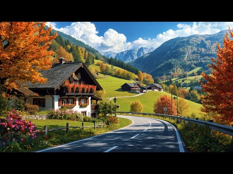 Autumn Driving In Switzerland🇨🇭Swiss Village Brienz 🍁