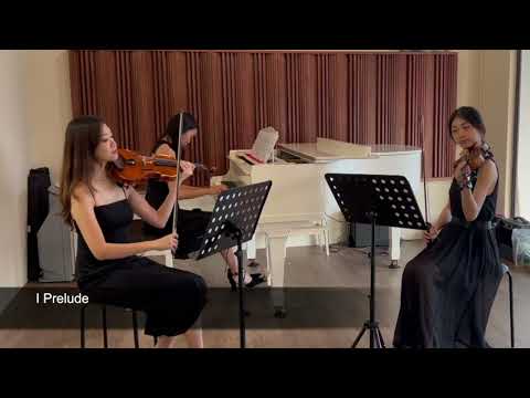 Kwan Trio Performing Dmitri Shostakovich's 5 Pieces for 2 Violins and Piano