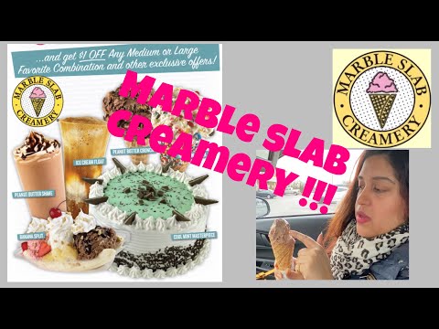Best Ice Cream Store in Canada| Marble Slab Creamery| Episode # 18