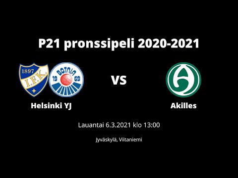 6.3.2021, P21 pronssipeli Helsinki YJ - Akilles
