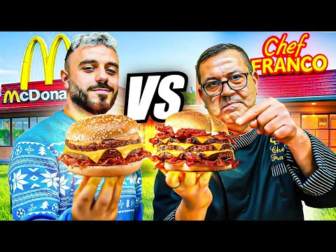 🍔 CHEF FRANCO vs McDONALD’S! Which is the best Crispy McBacon? 🤔
