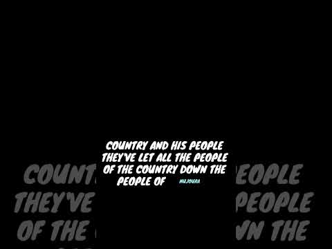 Oh Nigeria was a Country of hope 