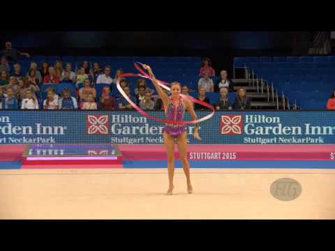 Nicol RUPRECHT (AUT) 2015 Rhythmic Worlds Stuttgart - Qualifications Ribbon