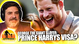 George the Giant Slayer - What Visa does Prince Harry have? The Royal Family Meghan Markle