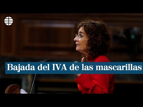 Montero anuncia la bajada del IVA para las mascarillas del 21% al 4%