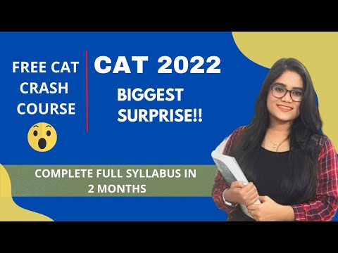 CAT exam 2022 Biggest surprise!! 😱 Free CAT Preparation |  Premium Study material 📚 | CAT EXAM