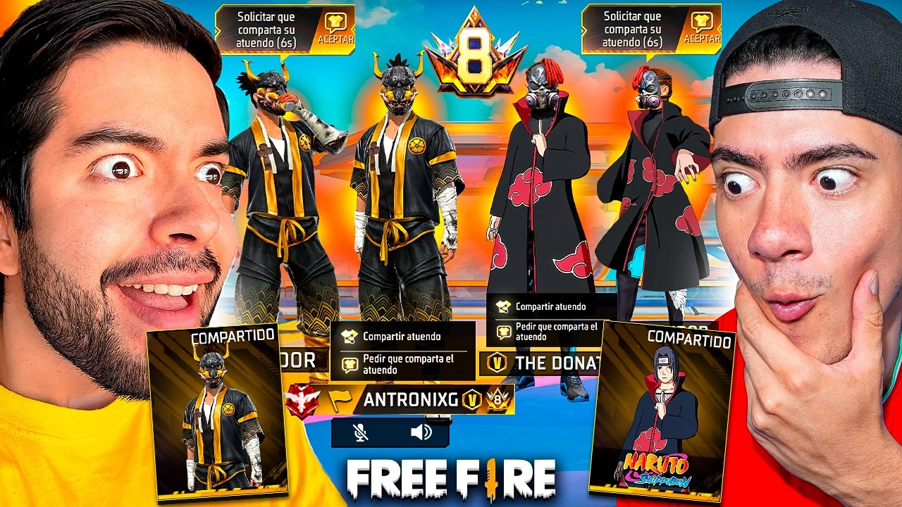 ANTRONIX Y DONATO en DIRECTO NOCTURNO! ENTRA CRICK#freefire #antronixxg #garena