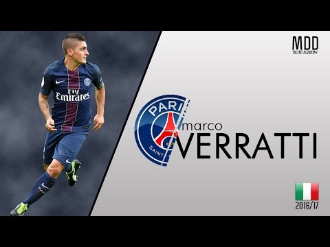 Marco Verratti | Paris Saint-Germain | Goals, Skills, Assists | 2016/17 - HD