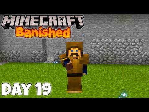 MAGE ROBES!! 100 Days: Banished Mage [Modded Minecraft] - Day 19