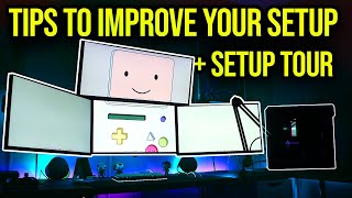 ULTIMATE Gaming Setup Tour 2021 - Tips to IMPROVE Setup for FREE!!!
