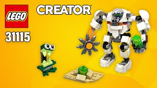 LEGO Space Mining Mech [31115](327 pcs) Building Instructions Step-by-Step | Top Brick Builder