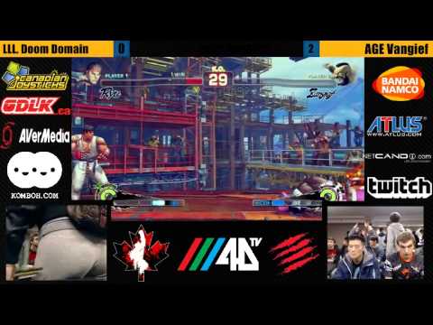 LLL.Doom Domain (RY) vs. AGE Vangief (ZA) FT3 - Canada Cup Gaming 2012 After-Hours Salty Suite
