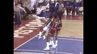 Vinnie Johnson Gets the Best of Moses Malone