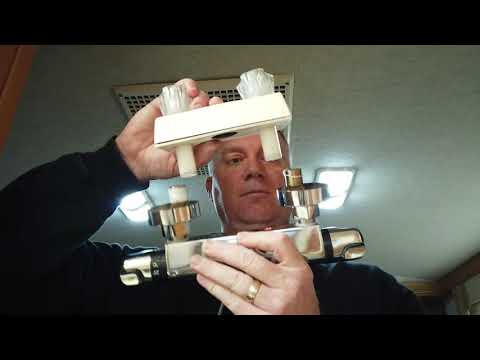 Replace old RV shower faucet a Thermostatic Shower Faucet! (more pressure, better shower!)