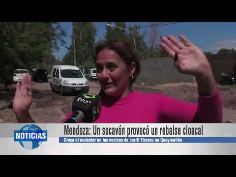 SOCAVÓN EN CALLE TIRASSO  GUAYMALLÉN