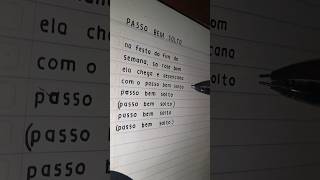 Download lagu PASSO BEM SOLTO - lirik lagu #liriklagu #lyrics #passobemsolto mp3