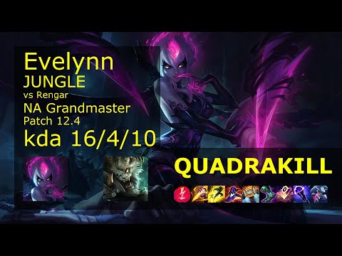 Rank 3 NA Evelynn: Jungle vs Rengar