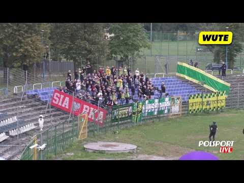 Kibice SIARKI Tarnobrzeg w Krakowie na Suchych Stawach