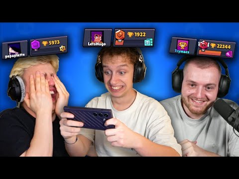 Ich spiele BRAWL STARS mit TRYMACS und PAPAPLATTE