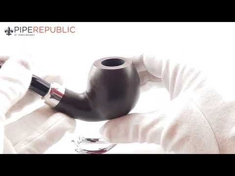 Stanwell Army Mount Pfeifen schwarz poliert Modell 185 Einzelstück 9mm FT Smooth