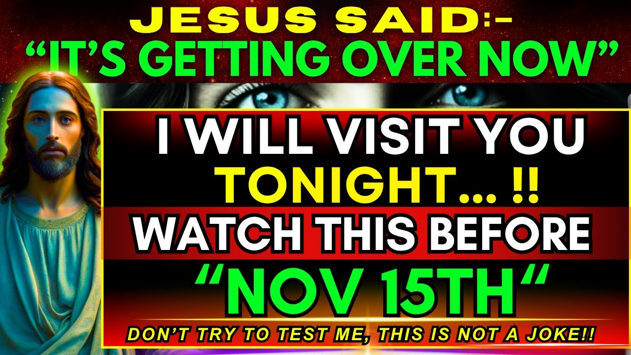 GOD SAYS- "MARK THE DATE AND WATCH FOR THIS NIGHT..." OPEN👆God Message Today~ Gods Message Now👆EP112