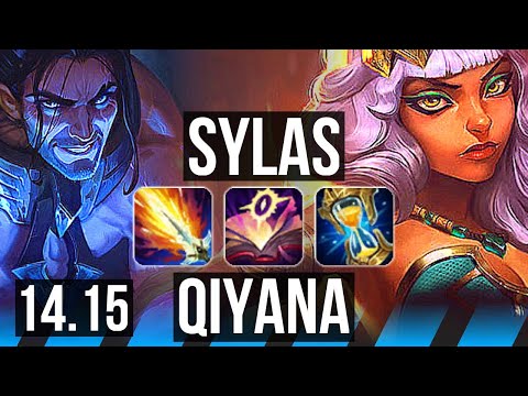 SYLAS vs QIYANA (MID) | 14/0/5, Legendary, 6 solo kills | EUW Master | 14.15