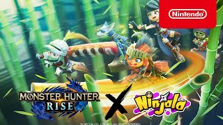 Nintendo Ninjala x Monster Hunter Rise - DLC Trailer - Nintendo Switch anuncio