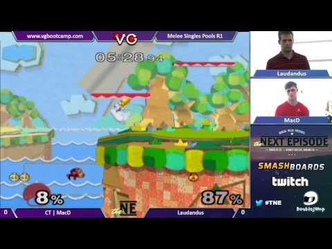The Next Episode - MacD (Peach) Vs. Laudandus (Sheik) - Pools