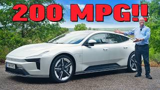 Polestar 5 on French Alps road