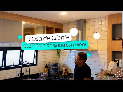 Casa de Cliente! Que cozinha super espetácular!
