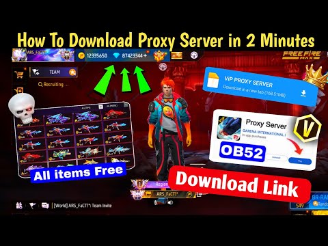New V-ViP Proxy ☠️🔥 How To Download Proxy Server Free Fire