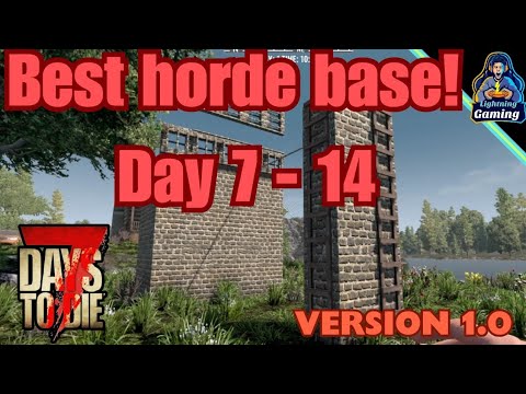 Survive your first horde night easily 7 days to die 1.0 (console,pc)