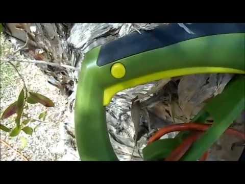 Sun Joe weed eater button problem