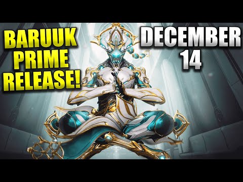 Baruuk Prime & Weapons Coming December 14! Warframe Release Date