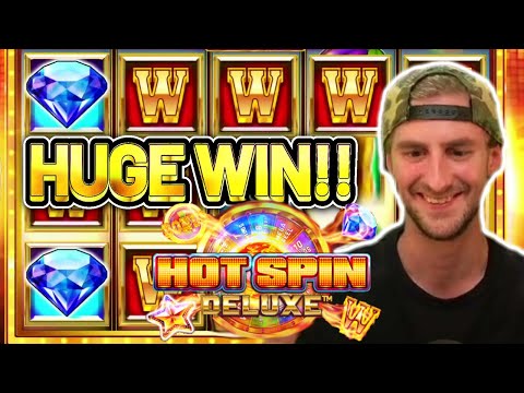 HUGE WIN!! HOT SPIN DELUXE BIG WIN - Casino Slot from CasinoDaddys stream