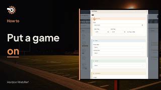 How to Add Games in Horizon WebRef