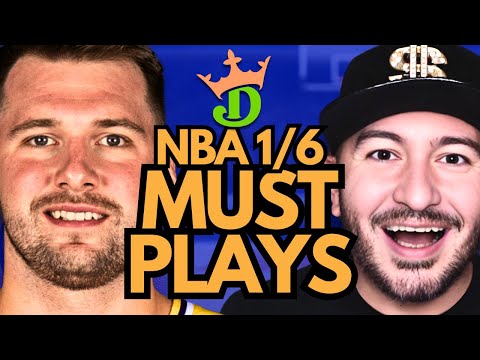 NBA DFS Tuesday 1/6 (DraftKings NBA MUST PLAYS) | NBA DFS Picks