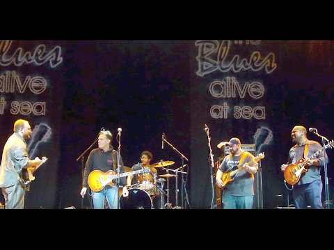 Josh Smith, Kirk Fletcher, Joe Bonamassa and Eric Gales~Final show of the 2017 KTBA Cruise