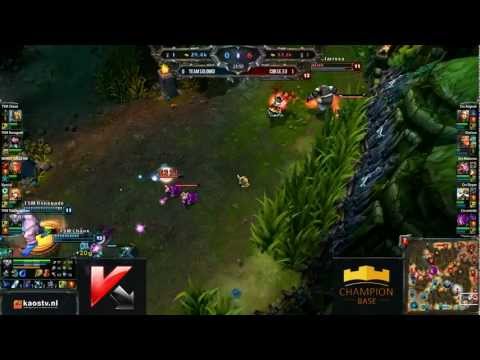 [LOL] Team SoloMid vs Curse.Eu Map 2 Semi Final - Elite of Europe