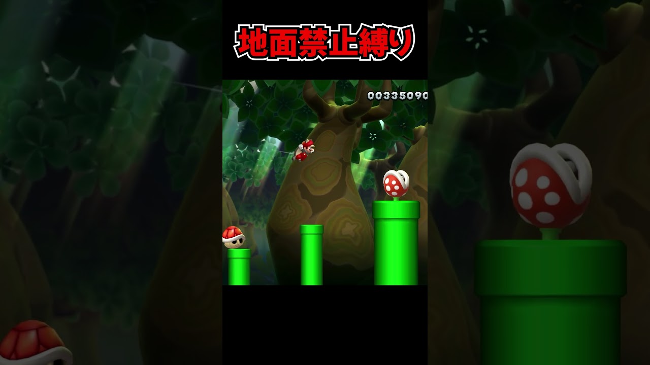 アイテム無し？地面禁止縛り #縛りマリオ