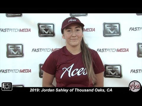 2019 Jordan Sahley Third Base Softball Skills Video - Aces