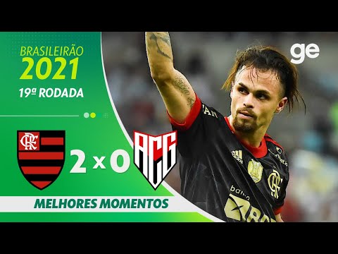 Gols e lances de Flamengo x Atlético-GO