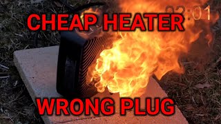 What Happens If You Put The Wrong Plug On A Space Heater